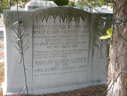 Hannah Marion <I>Aldrich</I> Wyman 