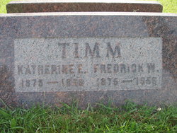 Katherine E <I>Petermann</I> Timm 