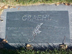 Esther <I>Knowlton</I> Graehl 