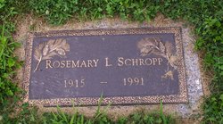 Rosemary <I>La Bie</I> Schropp 
