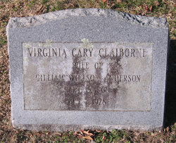 Virginia Cary <I>Claiborne</I> Anderson 