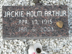 Jackie <I>Holm</I> Arthur 