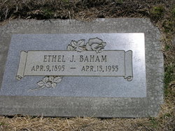 Ethel Claire <I>Johnston</I> Baham 
