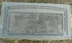 Margaret <I>Frierson</I> Cherry 