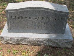 Esther <I>Woodward</I> Robinson 