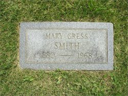 Mary Ellen “May” <I>Gress</I> Smith 