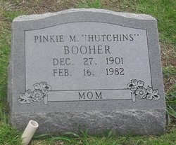Pinkie Marie <I>Hutchins</I> Booher 