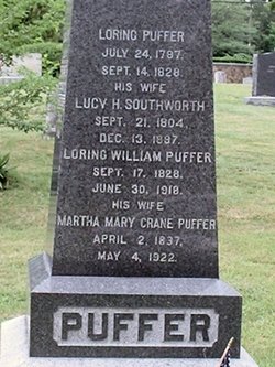 Martha Mary Crane <I>Curtis</I> Puffer 