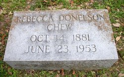 Rebecca Dismukes <I>Donelson</I> Chew 