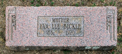 Eva Lee <I>Hicks</I> Bickle 