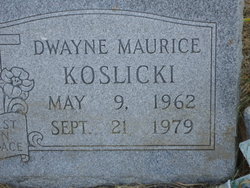 Dwayne Maurice Koslicki 