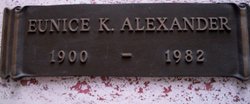 Eunice K. Alexander 