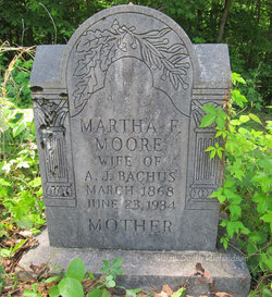 Martha <I>Moore</I> Backus 