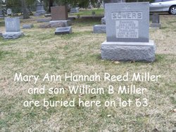 Mary Ann Hannah <I>Reed</I> Miller 