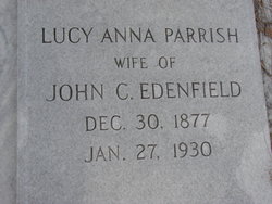Lucy Anne <I>Parrish</I> Edenfield 