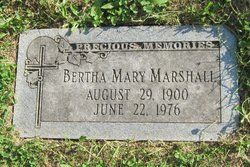 Bertha Mary “Aunt Bert” <I>Bresch</I> Marshall 