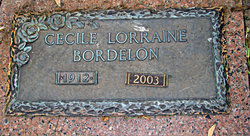 Cecile Lorraine Bordelon 