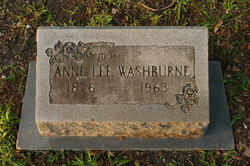 Anne Lee <I>Dean</I> Washburne 