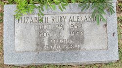 Elizabeth Ruby Alexander 