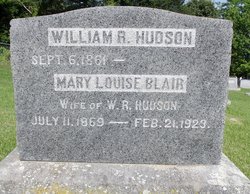 Mary Louise <I>Blair</I> Hudson 
