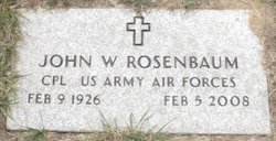 John William Rosenbaum Sr.