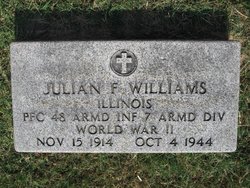 PFC Julian Frederick “Jude” Williams 