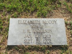 Elizabeth <I>McCoy</I> Anderson 