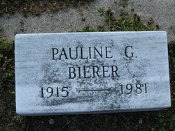 Pauline <I>Gower</I> Bierer 