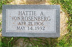 Hattie A Von Rosenberg 