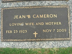Doris Jean <I>Baker</I> Cameron 