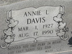 Annie L Davis 
