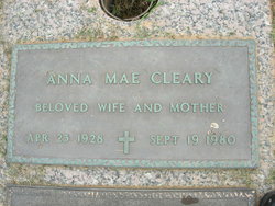 Anna Mae <I>Wilson</I> Cleary 