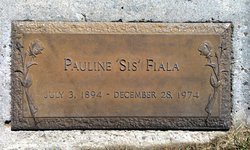 Pauline “Sis” <I>Hunter</I> Fiala 