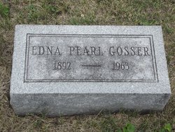 Edna Pearl <I>Rummerfield</I> Gosser 