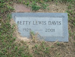 Betty Jene <I>Lewis</I> Davis 