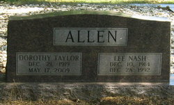 Dorothy <I>Taylor</I> Allen 