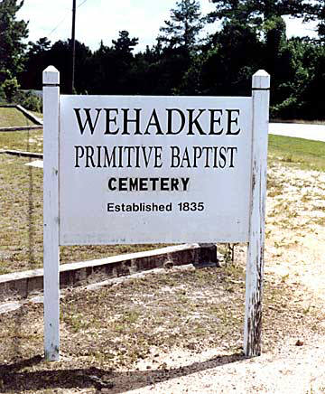 Wehadkee Primitive Baptist Church Cemetery