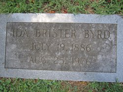 Ida May <I>Brister</I> Byrd 