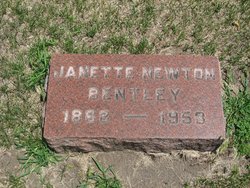 Janette <I>Newton</I> Bentley 