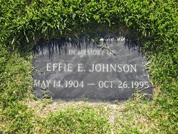Effie Evelyn <I>Johnson</I> Johnson 