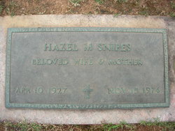 Hazel Mae <I>Cameron</I> Snipes 