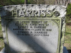 Edith Harriet <I>King</I> Harriss 