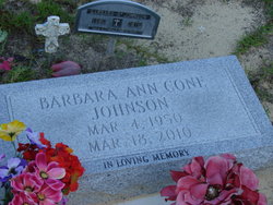 Barbara Ann <I>Cone</I> Johnson 
