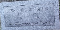 Jessie L <I>Higgins</I> Bilton 