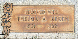 Thelma A <I>Andrew</I> Abken 