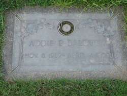 Addie P Baldwin 