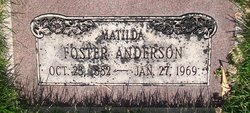 Sarah Matilda <I>Foster</I> Anderson 