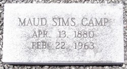 Maud <I>Sims</I> Camp 