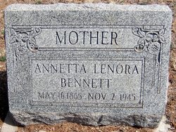 Annetta Lenora <I>Surby</I> Bennett 