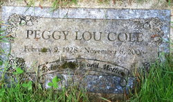 Peggy Lou <I>Van</I> Cole 